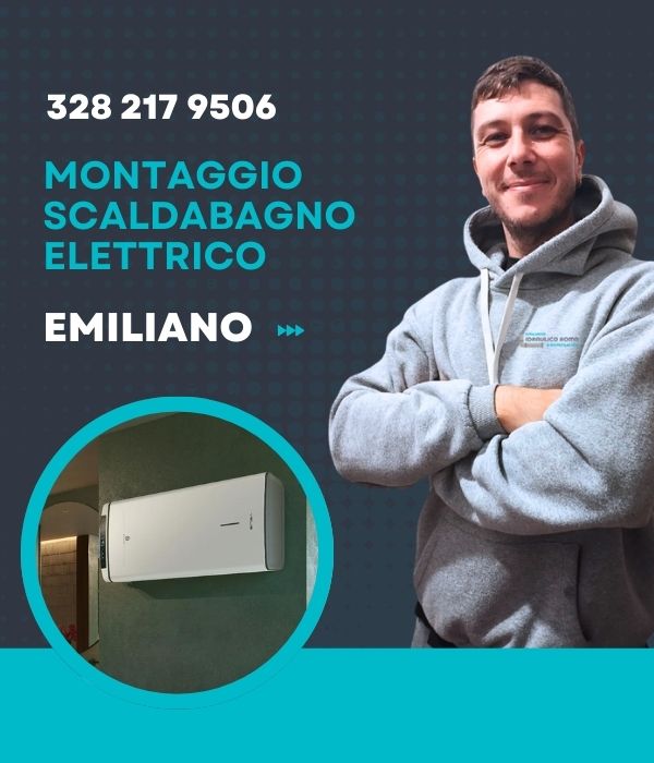 Montaggio scaldabagno elettrico a Roma idraulico roma, telefono: 3282179506