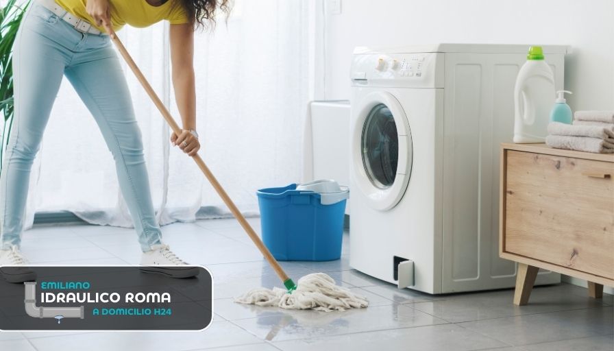 perdita d'acqua dalla lavatrice