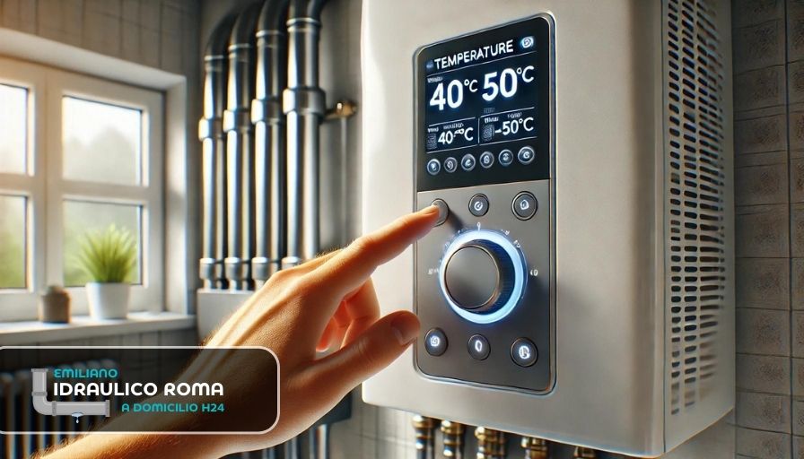 Verificare il termostato della caldaia