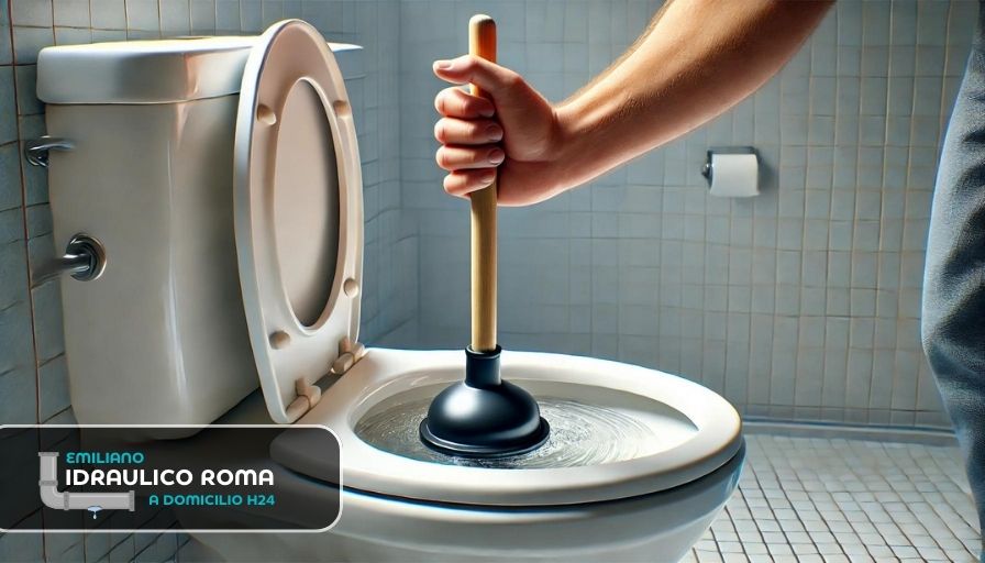 sturare wc con sturalavandino