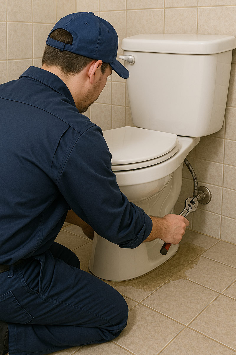 Chiamare un idraulico professionista